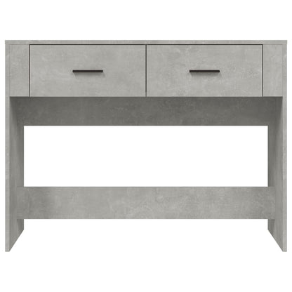 Mesa consola 100x39x75 cm derivados de madeira cinzento-cimento
