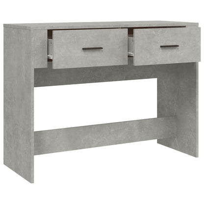 Mesa consola 100x39x75 cm derivados de madeira cinzento-cimento