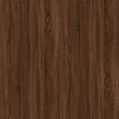Mesa consola 100x39x75 cm derivados madeira carvalho castanho