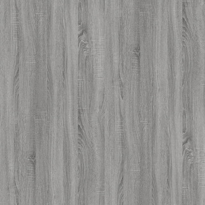 Mesa de cabeceira 50x46x50 cm derivados de madeira cinza sonoma