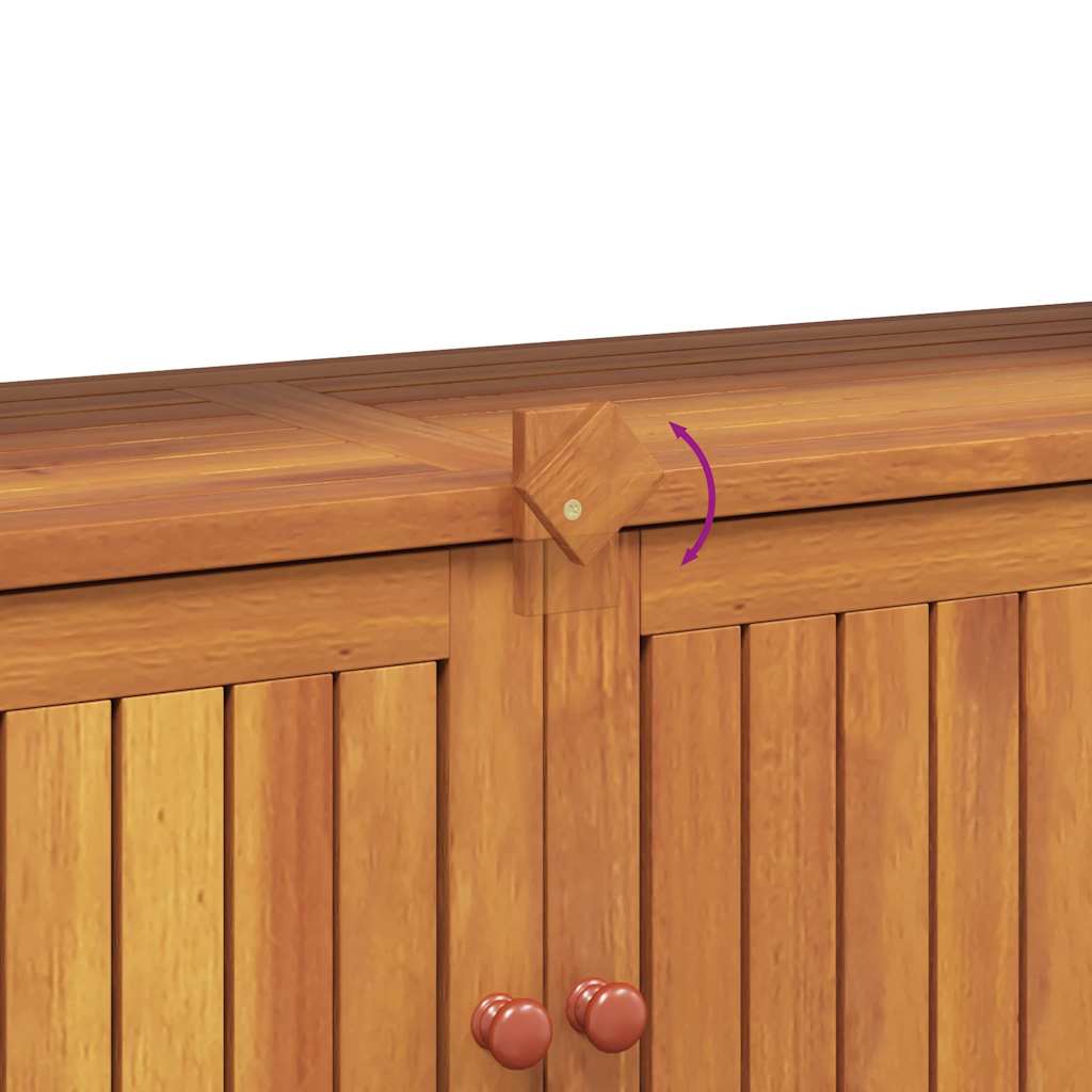 Mesa consola para jardim 110x35x75 cm madeira de acácia maciça