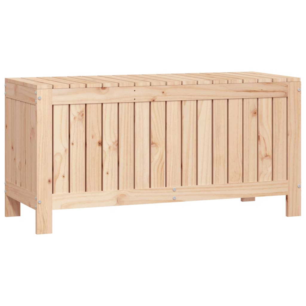 Caixa de arrumação jardim 108x42,5x54 cm pinho maciço