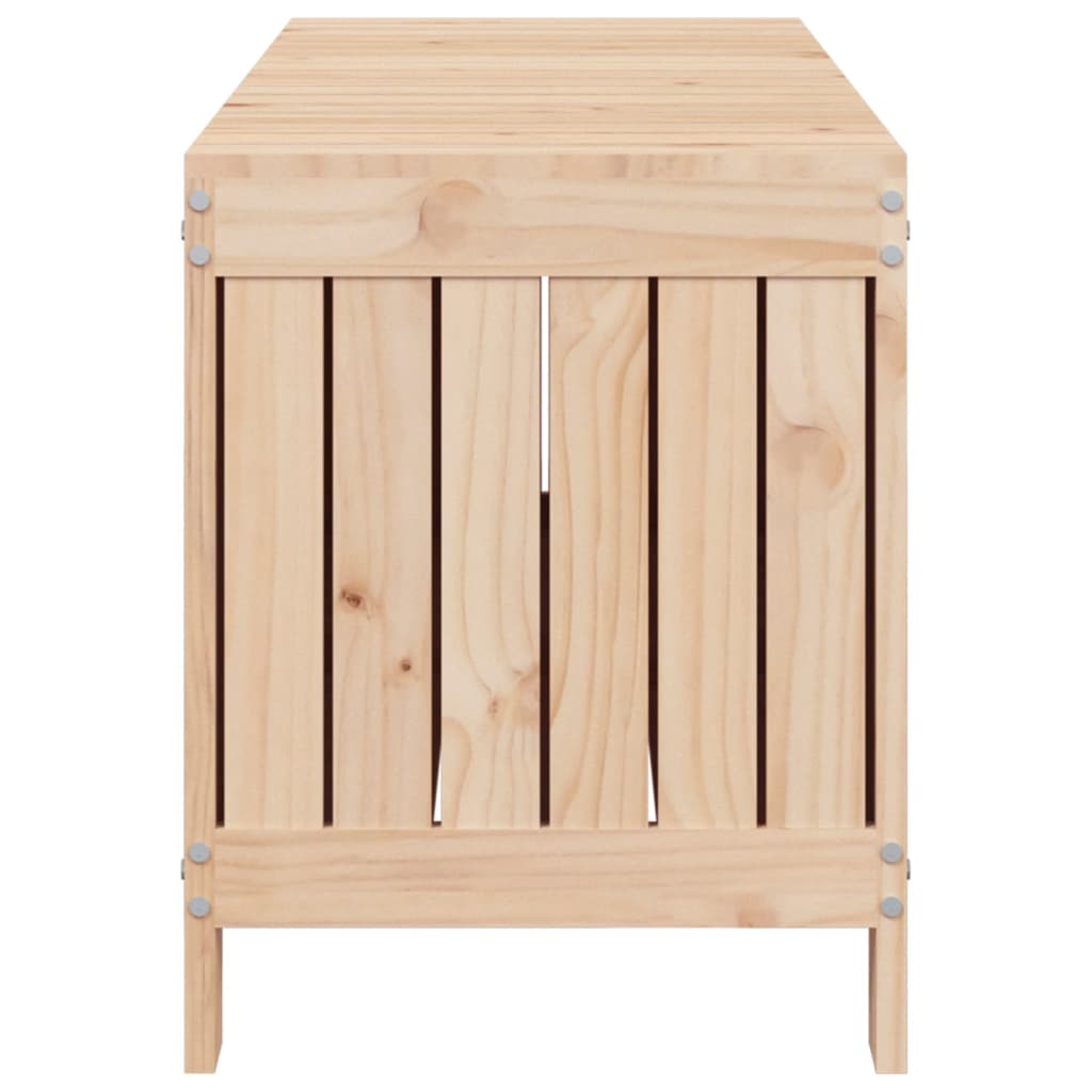 Caixa de arrumação jardim 108x42,5x54 cm pinho maciço