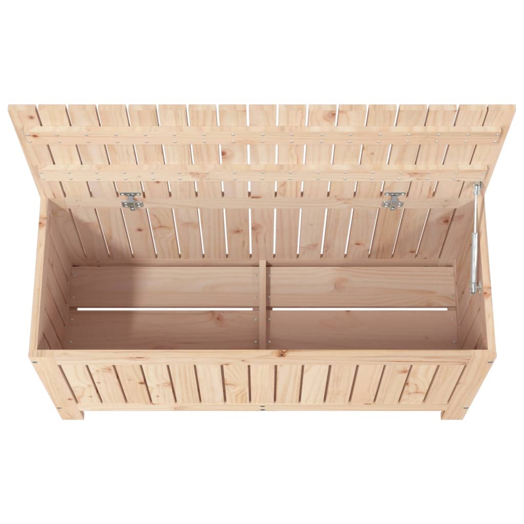 Caixa de arrumação jardim 108x42,5x54 cm pinho maciço