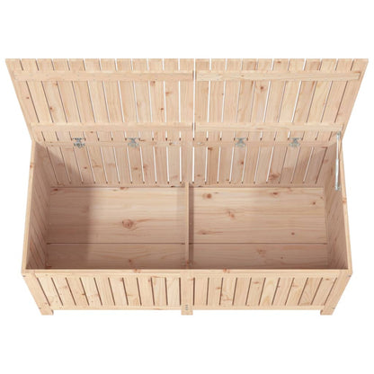 Caixa de arrumação jardim 147x68x64 cm pinho maciço