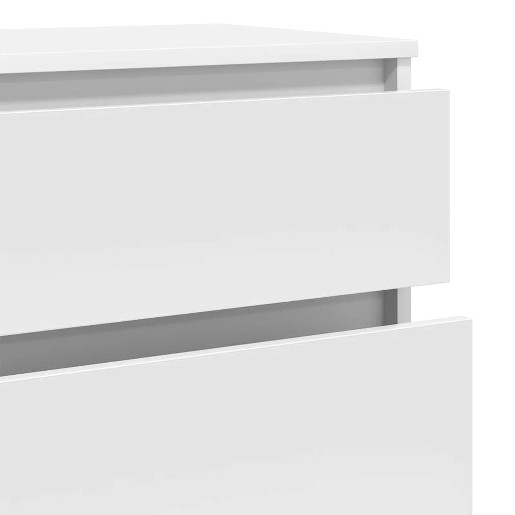 Armário de gavetas 60x36x103 cm derivados de madeira branco