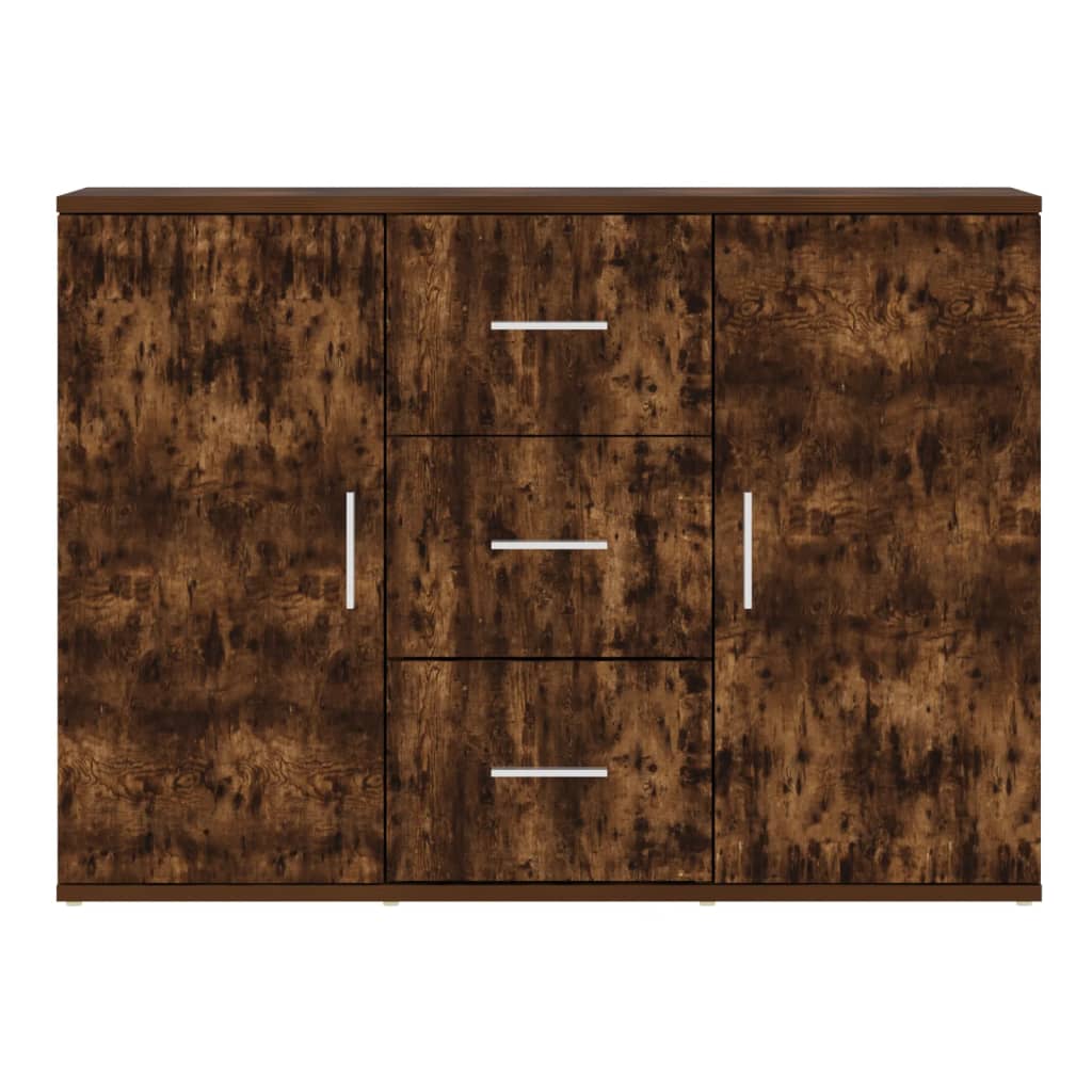 Aparador 91x29,5x65 cm derivados de madeira carvalho fumado