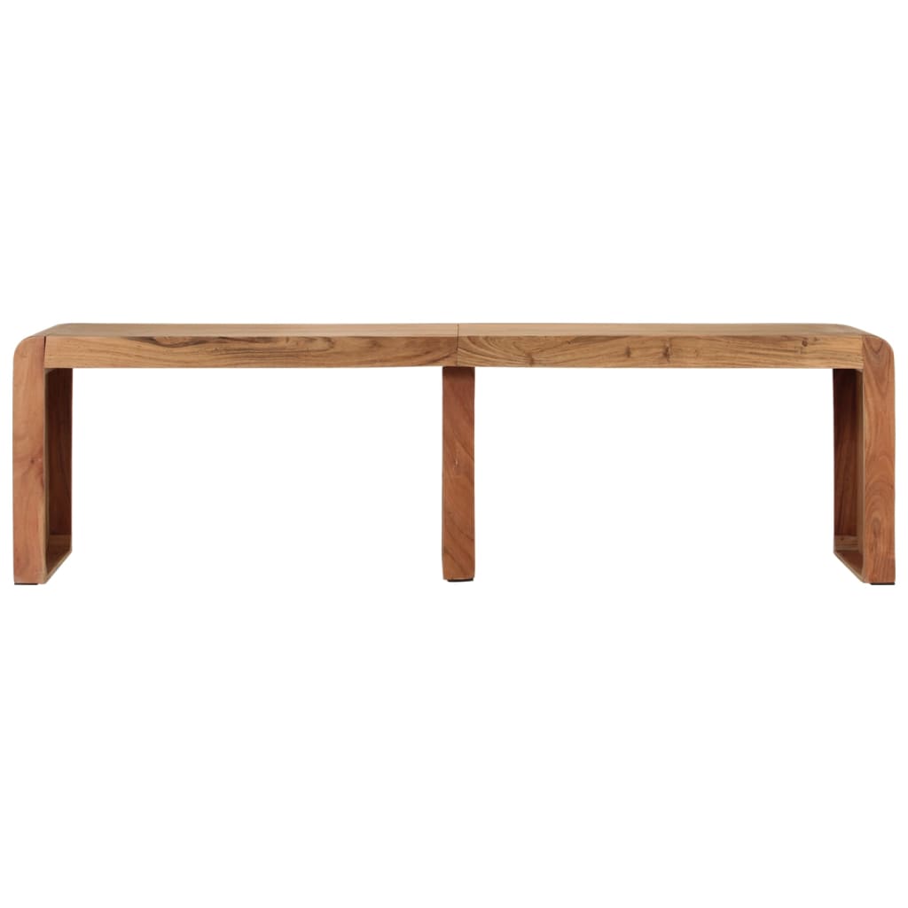 Banco 160x38x45 cm madeira de acácia maciça