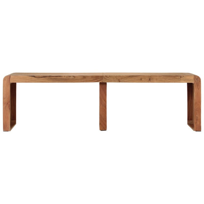 Banco 160x38x45 cm madeira de acácia maciça