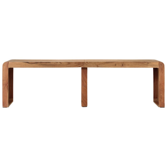 Banco 160x38x45 cm madeira de acácia maciça