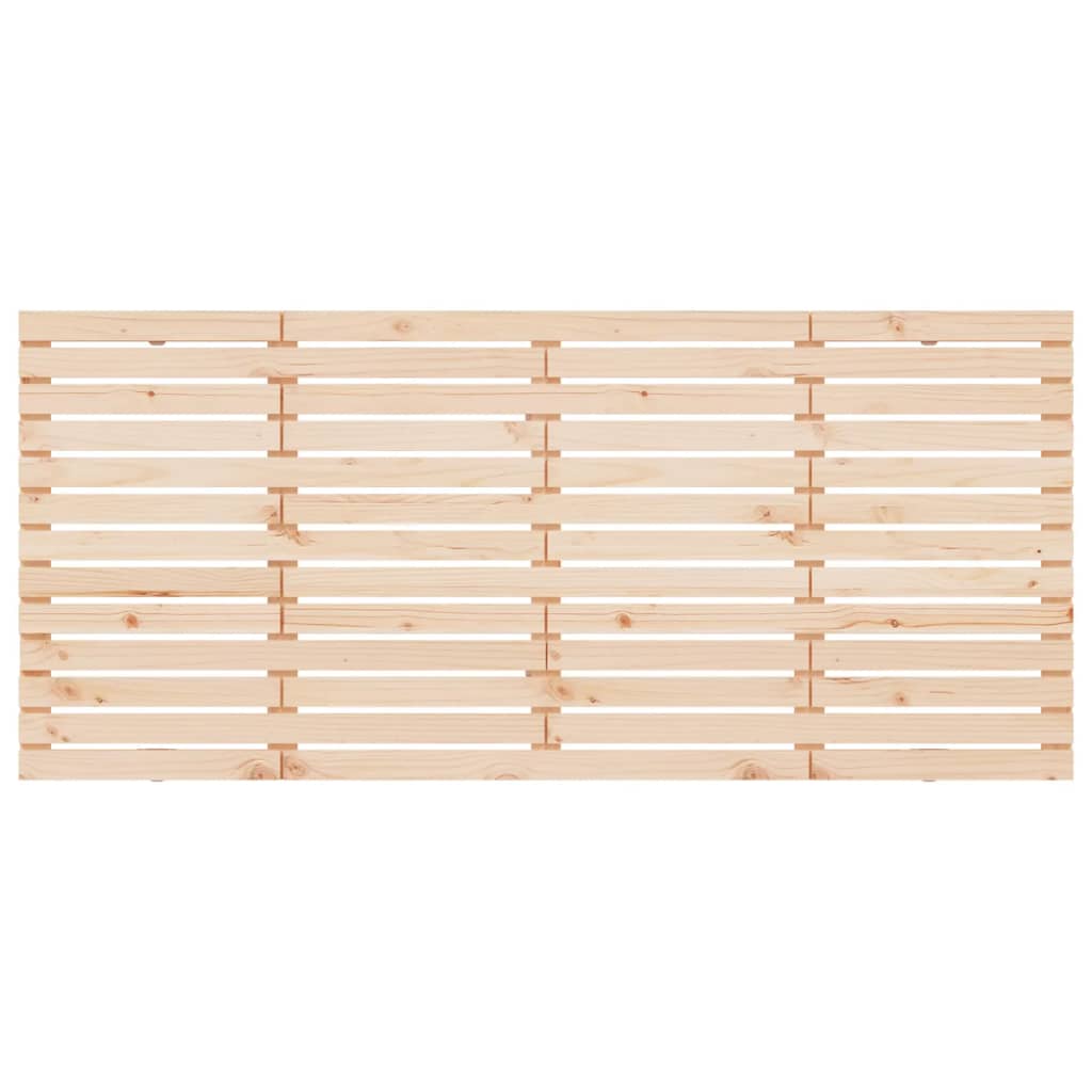 Cabeceira de parede 206x3x91,5 cm madeira de pinho maciça