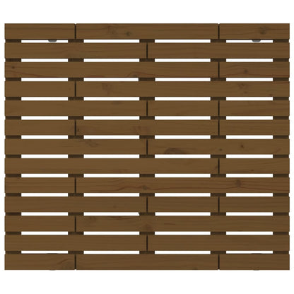 Cabeceira de parede 81x3x91,5 cm pinho maciço castanho-mel