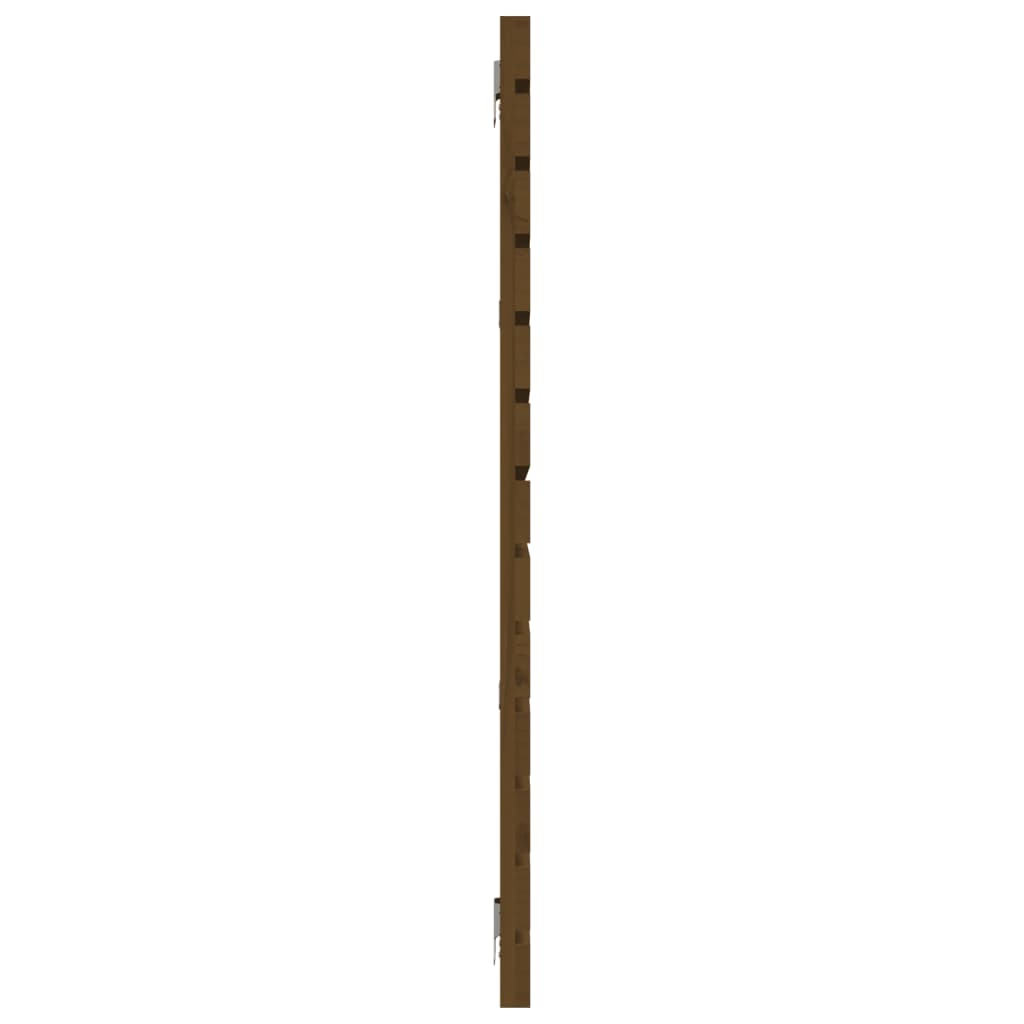 Cabeceira de parede 166x3x91,5 cm pinho maciço castanho-mel