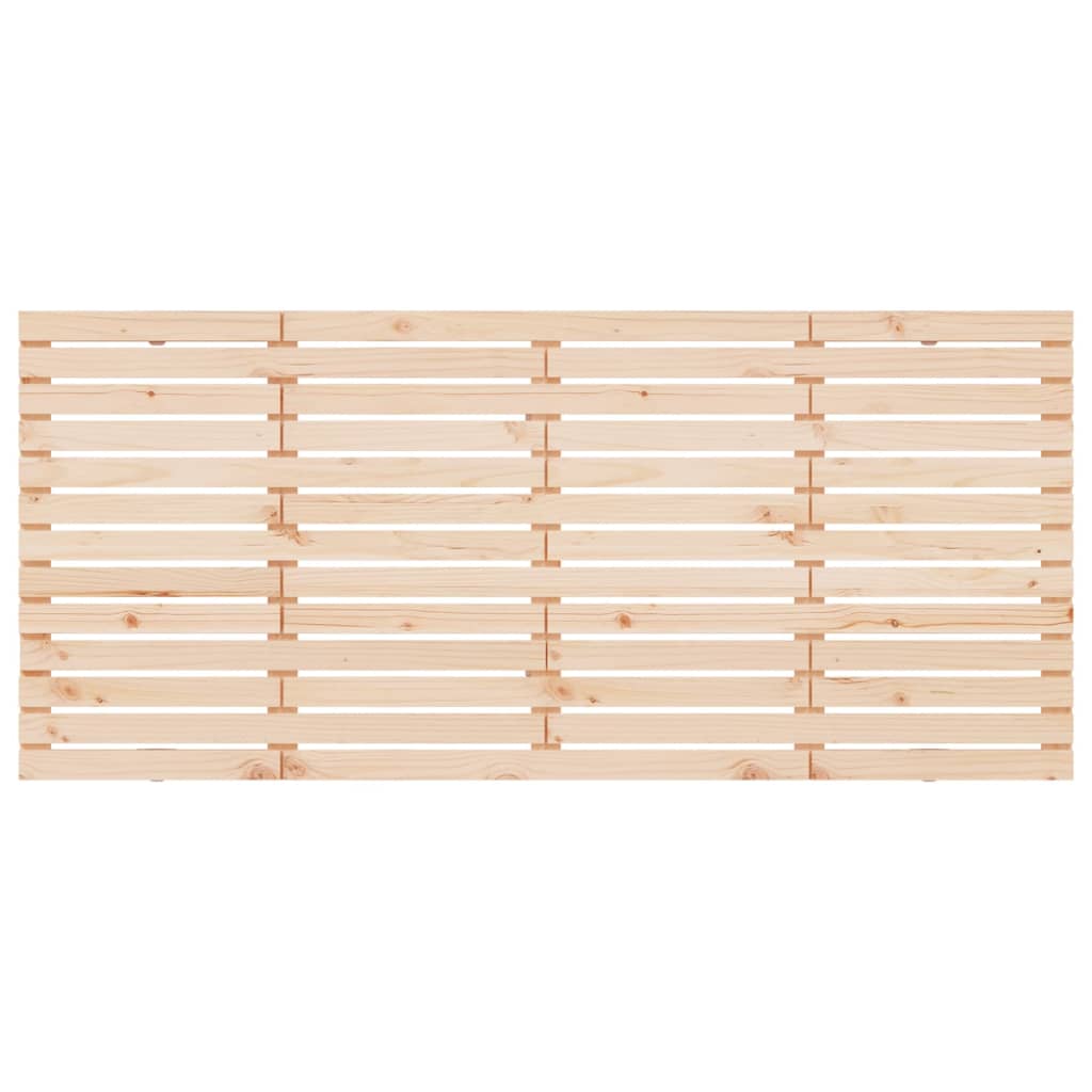 Cabeceira de parede 186x3x91,5 cm madeira de pinho maciça