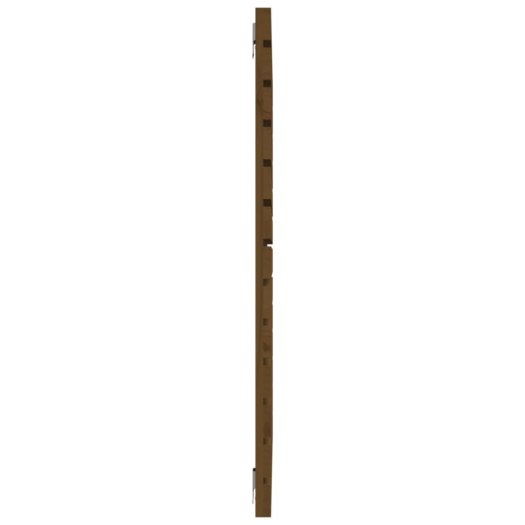 Cabeceira de parede 141x3x91,5 cm pinho maciço castanho-mel