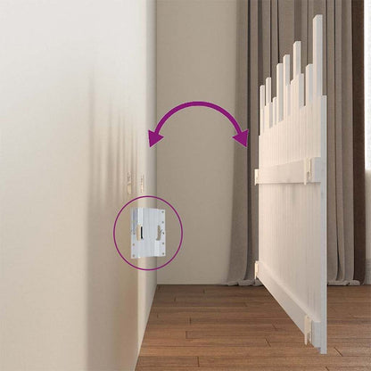 Cabeceira de parede 166x3x80 cm madeira de pinho maciça branco