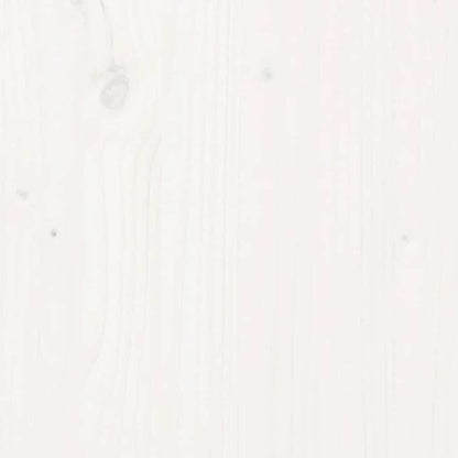 Cabeceira de parede 166x3x80 cm madeira de pinho maciça branco