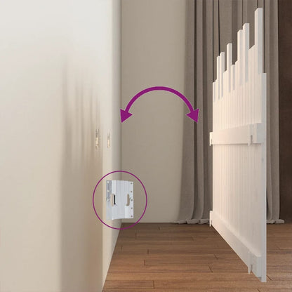 Cabeceira de parede 140x3x80 cm madeira de pinho maciça branco