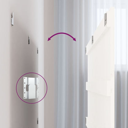 Cabeceira de parede 140x3x60 cm madeira de pinho maciça branco