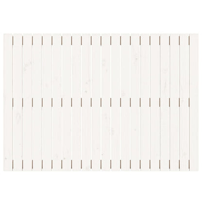 Cabeceira de parede 127,5x3x90 cm pinho maciço branco