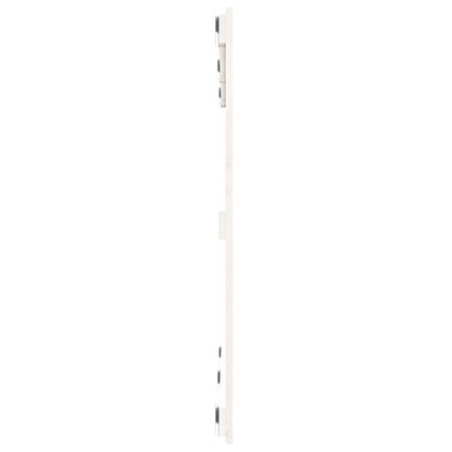 Cabeceira de parede 127,5x3x90 cm pinho maciço branco