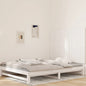 Cabeceira de parede 127,5x3x90 cm pinho maciço branco