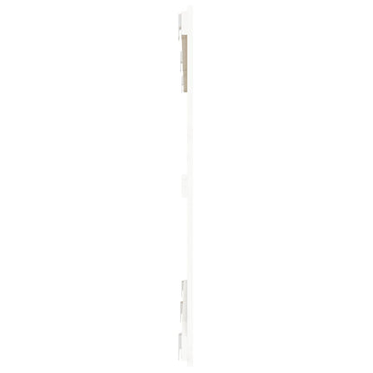 Cabeceira de parede 147x3x90 cm madeira de pinho maciça branco