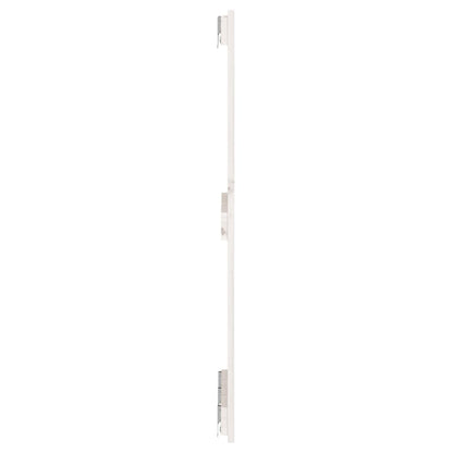 Cabeceira de parede 140x3x90 cm madeira de pinho maciça branco