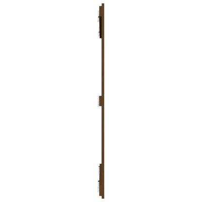 Cabeceira de parede 95,5x3x110 cm pinho maciço castanho-mel