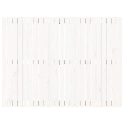 Cabeceira de parede 146,5x3x110 cm madeira pinho maciça branco