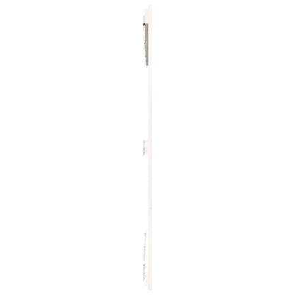 Cabeceira de parede 146,5x3x110 cm madeira pinho maciça branco