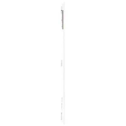 Cabeceira de parede 159,5x3x110 cm madeira pinho maciça branco