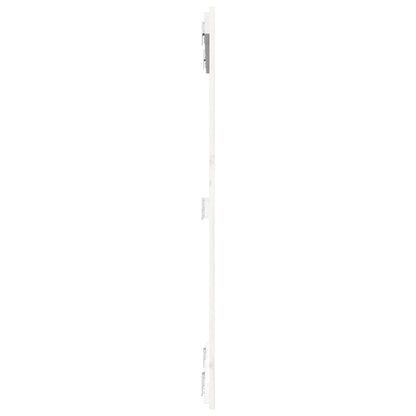 Cabeceira de parede 82,5x3x110cm madeira de pinho maciça branco