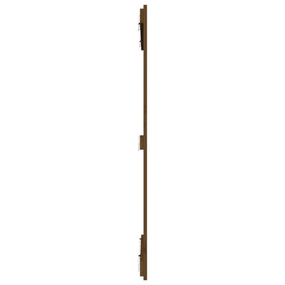Cabeceira de parede 82,5x3x110 cm pinho maciço castanho-mel