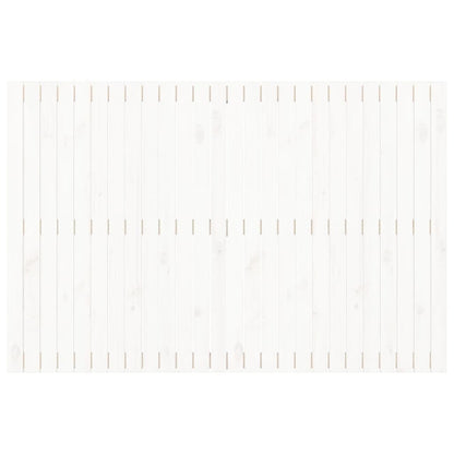 Cabeceira de parede 166x3x110 cm madeira de pinho maciça branco