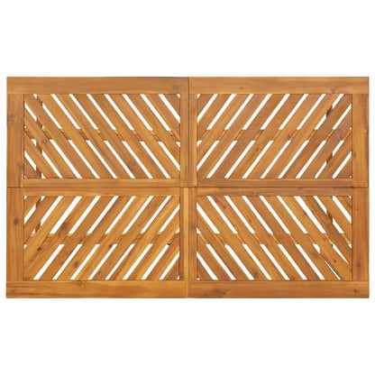 Conjunto de Jantar para Jardim 5 pcs Castanho