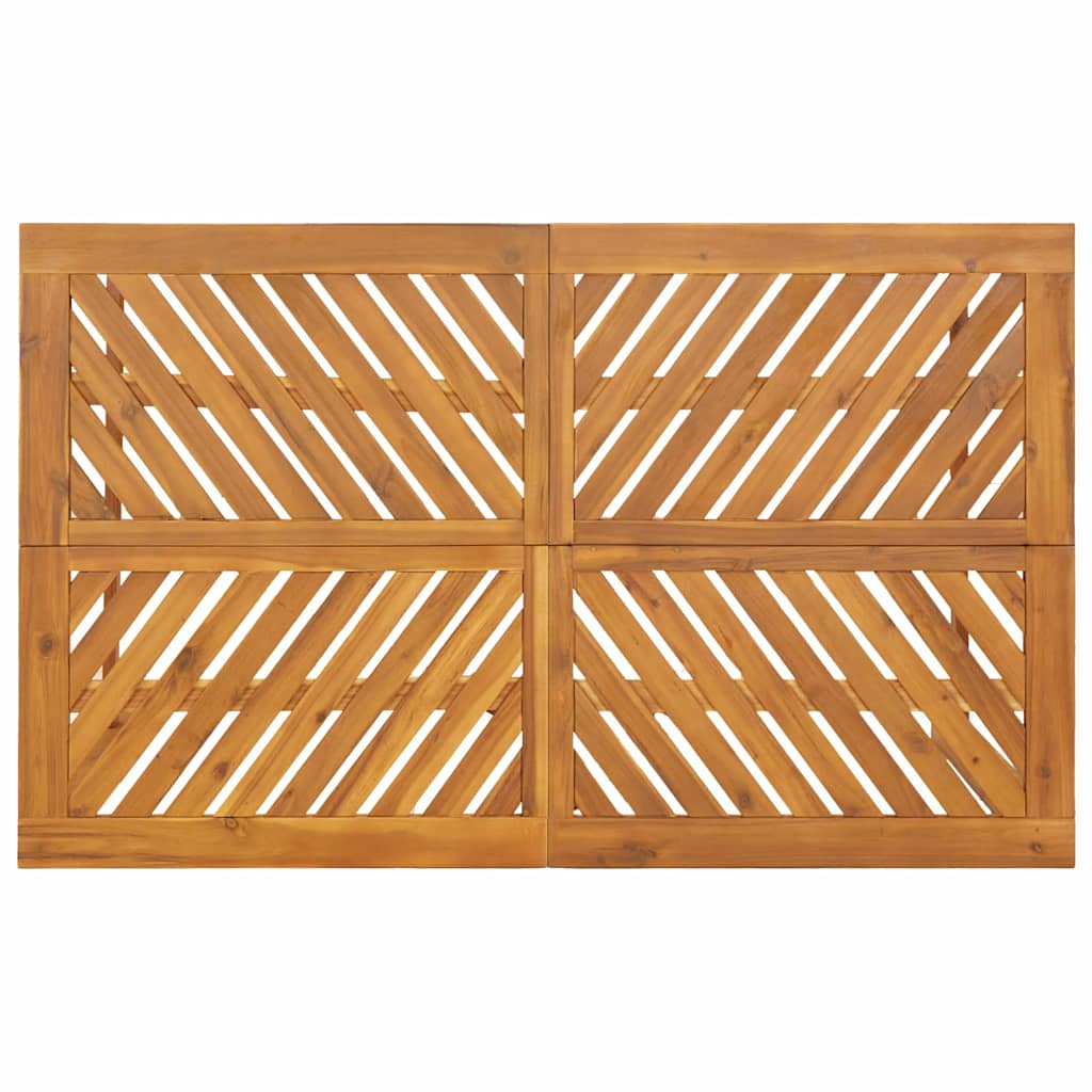 Conjunto de Jantar para Jardim 6 pcs Castanho