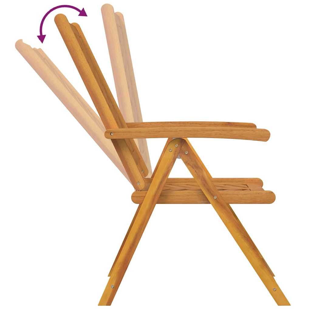 Conjunto de Jantar para Jardim 5 pcs Castanho