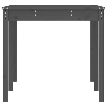 Mesa de jardim 159,5x82,5x76cm madeira de pinho maciça cinzento