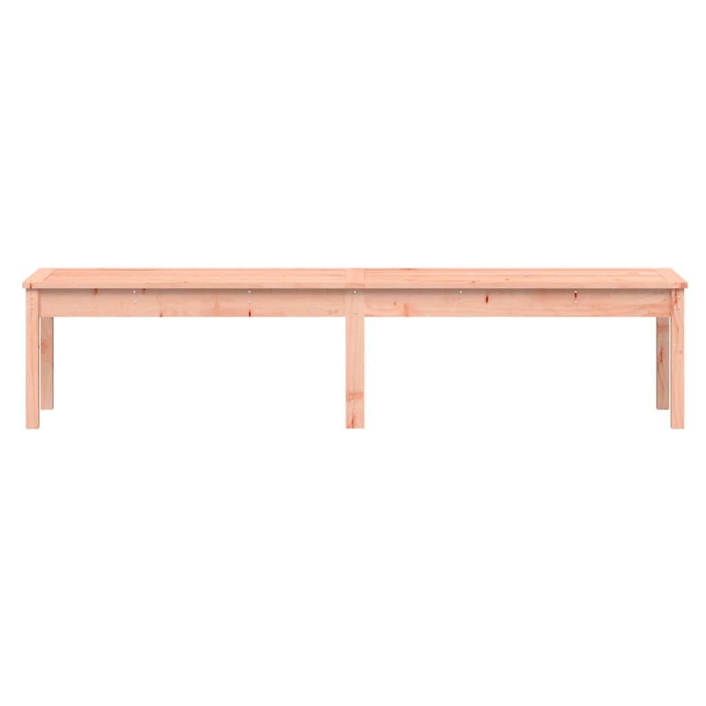 Banco jardim c/ 2 lugares 203,5x44x45 cm madeira douglas maciça