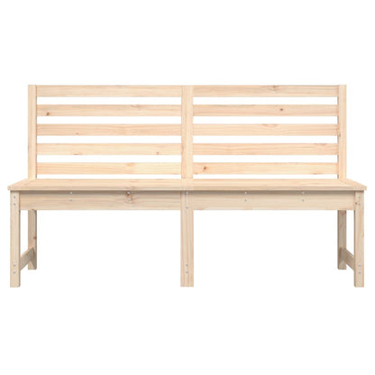 Banco de jardim 157,5 cm madeira de pinho maciça