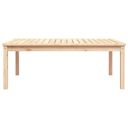 Mesa de jardim 121x82,5x45 cm madeira de pinho maciça