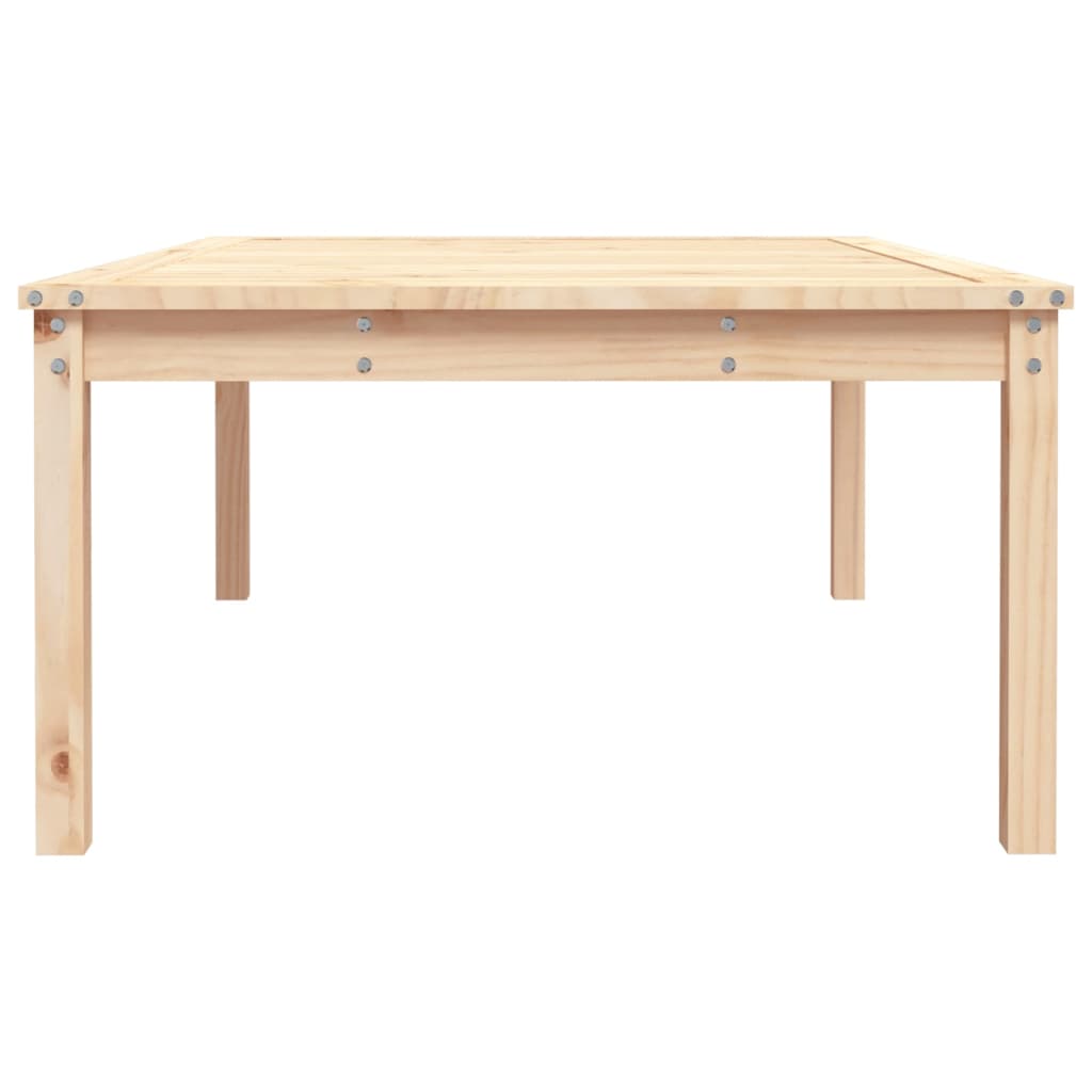 Mesa de jardim 121x82,5x45 cm madeira de pinho maciça