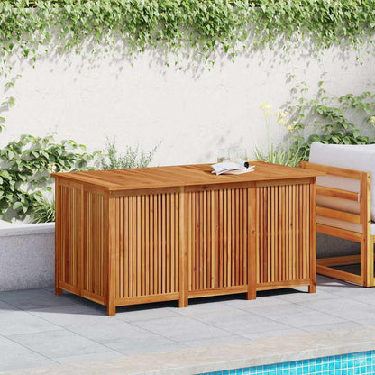 Caixa de arrumação para jardim 150x80x75 cm acácia maciça