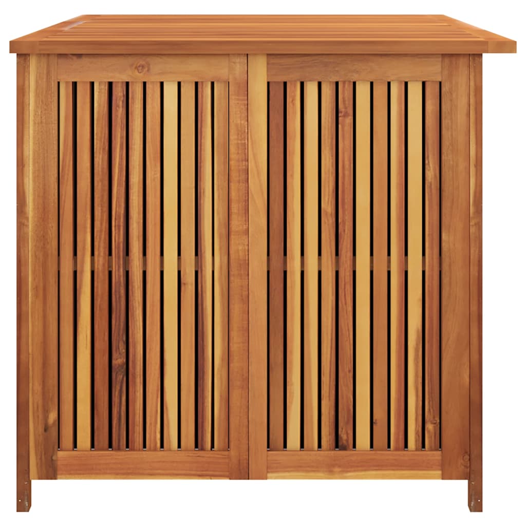 Caixa de arrumação para jardim 150x80x75 cm acácia maciça