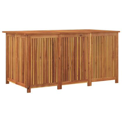 Caixa de arrumação para jardim 150x80x75 cm acácia maciça