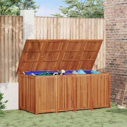 Caixa de arrumação para jardim 175x80x75 cm acácia maciça