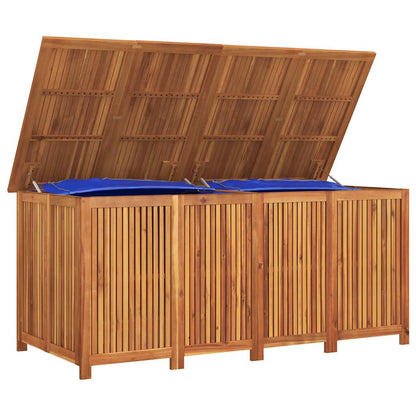Caixa de arrumação para jardim 175x80x75 cm acácia maciça