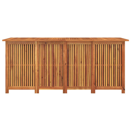 Caixa de arrumação para jardim 175x80x75 cm acácia maciça