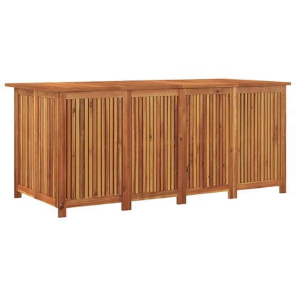 Caixa de arrumação para jardim 175x80x75 cm acácia maciça